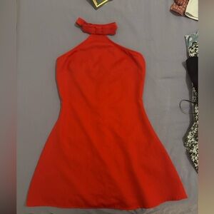 PrettyLittleThing Red Mini Dress